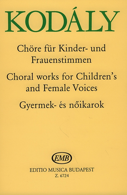 Choral Works Children's and Female Voice