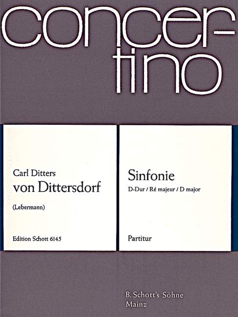 Sinfonie D-dur (Partitur)