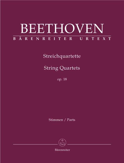 String Quartets, Op.18 (Parts)