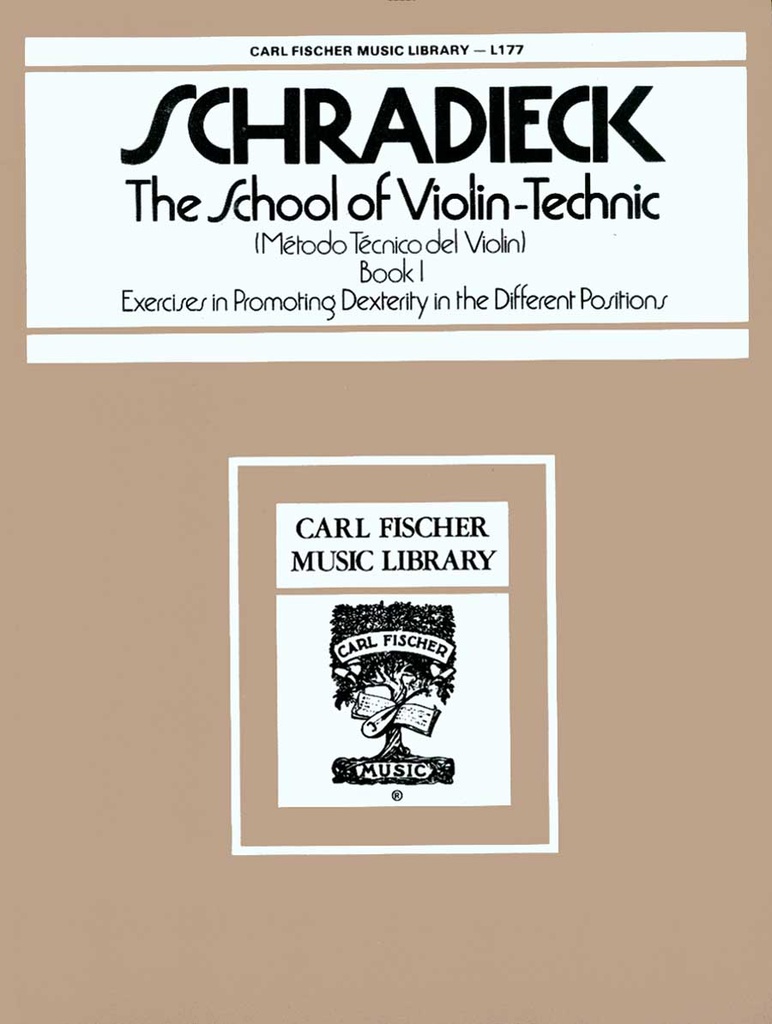 School of Violin Technic - Vol.1