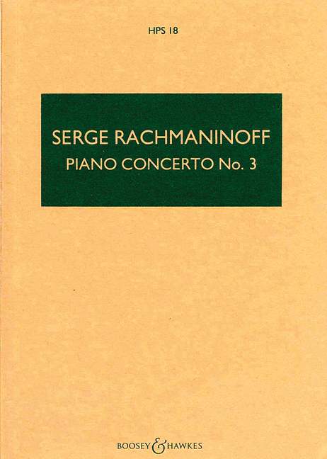 Piano Concerto No.3, Op.30 (Study score)