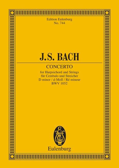 Concerto d-moll, BWV.1052 (Study score)