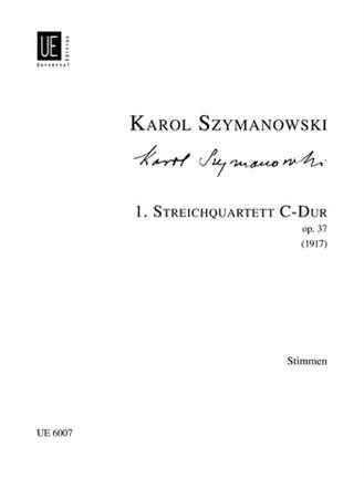 Streichquartett No.1, Op.37 (Set of parts)