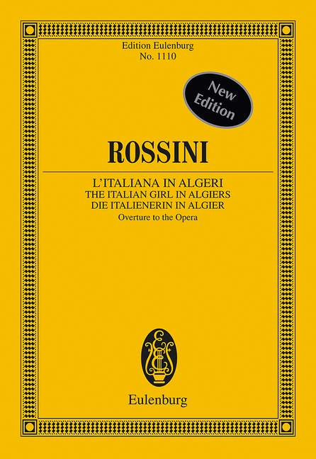 Ouverture L'Italiana in Algeri (Study score)