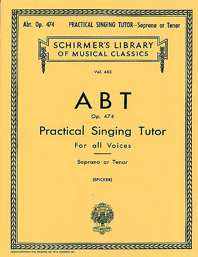 Practical Singing Tutor, Op.474 (Soprano/tenor)