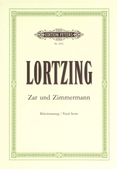 Zar und Zimmerman (Piano reduction)