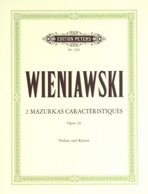 2 Mazurkas caracteristiques, Op.19