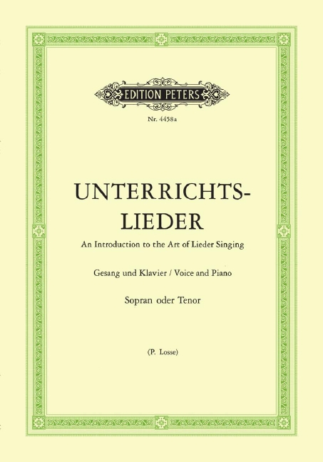 Unterrichtslieder (High voice)