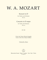 Concerto No.4 D major, KV.218 (Cello/Kontrabass)