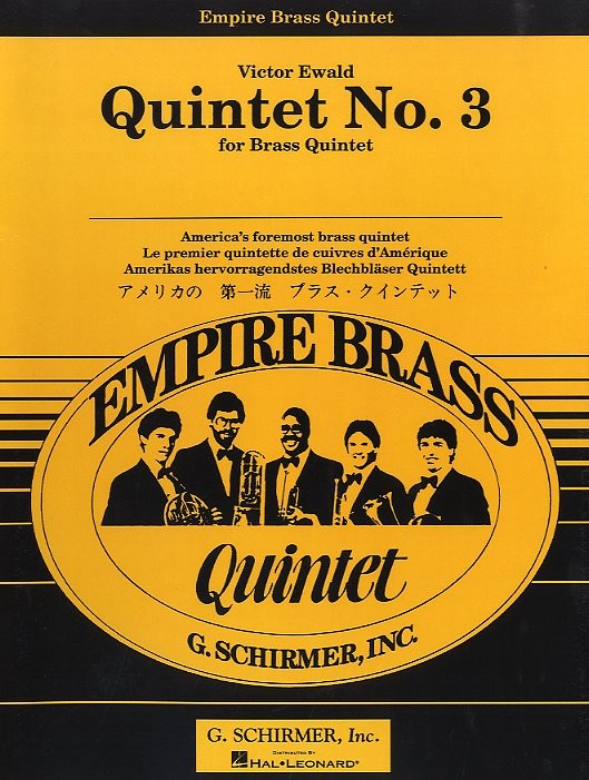Brass Quintet No.3 in Db (Score & parts)