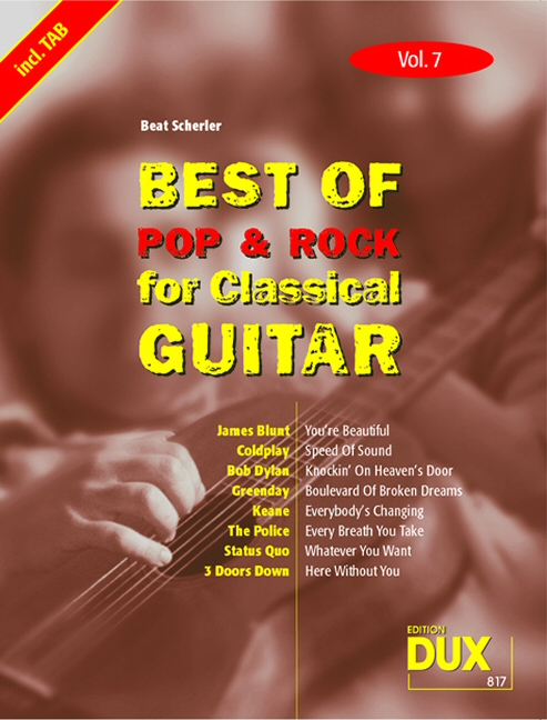 Best of Pop & Rock for Classical Guitar - Vol.7