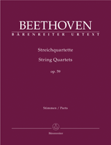 String Quartets, Op.59 (Set of parts)