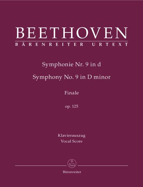 Symphony No.9, Op.125 - Finale (Vocal score)