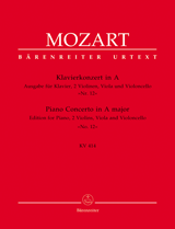 Concerto No.12 A major, KV.414 (Set of parts)