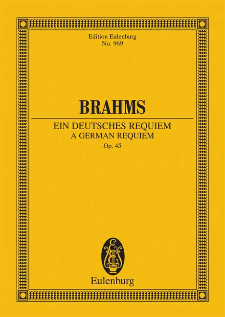 Ein Deutsches requiem, Op.45 (Study score)