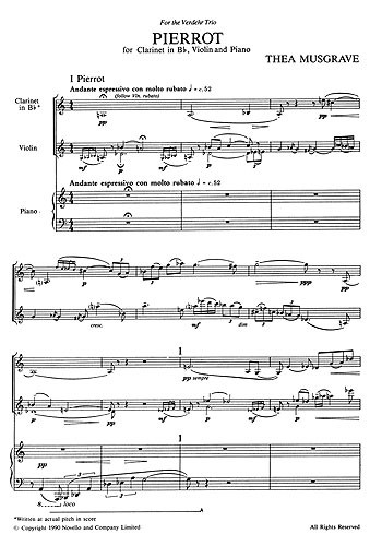 Pierrot (Score & parts)