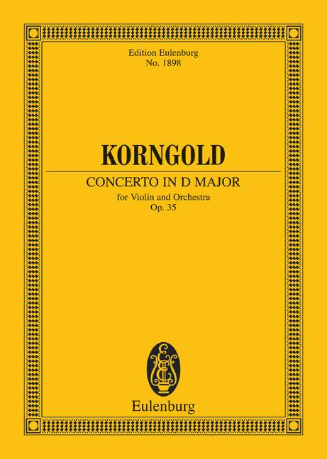 Konzert D-dur (Study score)