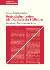 Musicalisches Lexicon