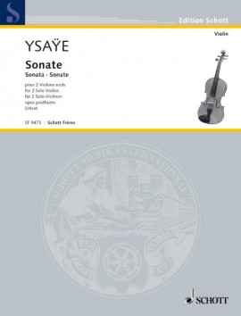 Sonate pour 2 violons seuls, Op.posthume