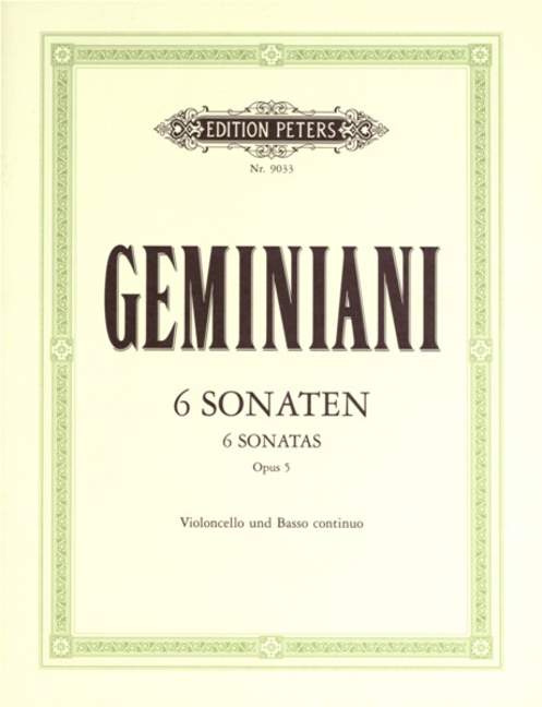 6 Sonaten, Op.5