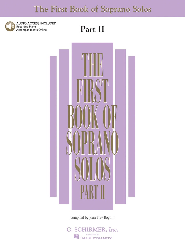 The First Book of Soprano Solos - Vol.2 (Book & Cd)