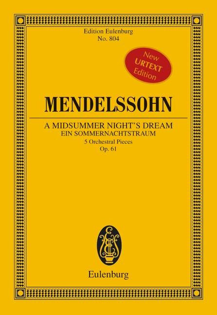 A Midsummer Night's Dream, Op.61 (Study score)