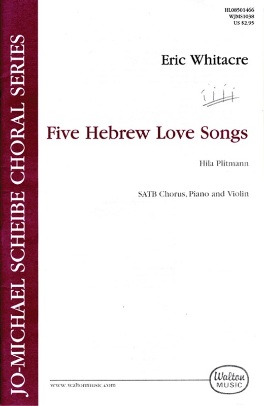 5 Hebrew Love Songs (SATB Vocal score)