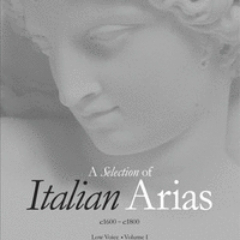 A Selection of Italian Arias - Vol.1 (Low voice)