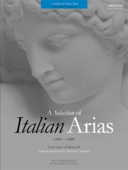 A Selection of Italian Arias - Vol.2 (Low voice)