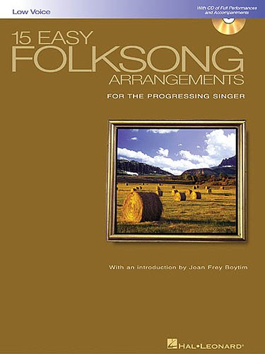 15 Easy Folksongs Arrangements (Low voice)