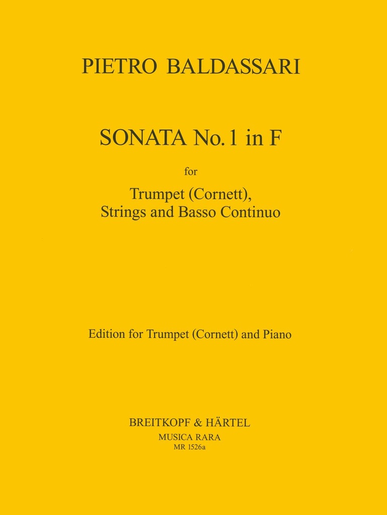 Sonata No.1 in F (Piano reduction)