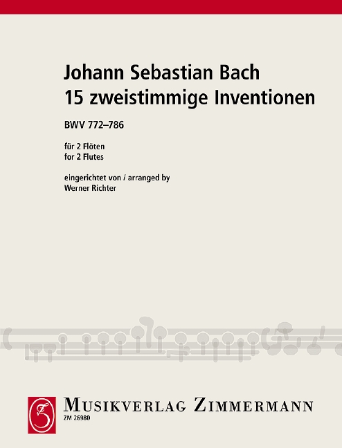 15 Zweistimmige Inventionen, BWV.772-786