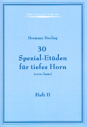 30 Spezial-Etuden fur Tiefes Horn - Band 2