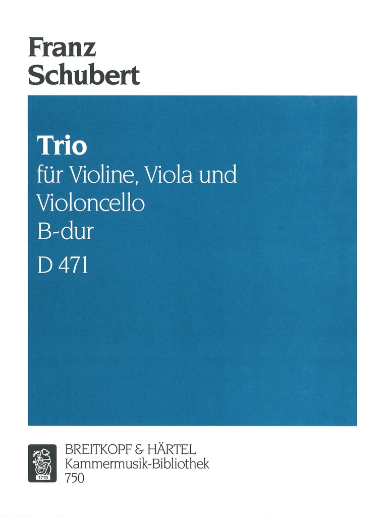 String Trio in Bb major, D.471