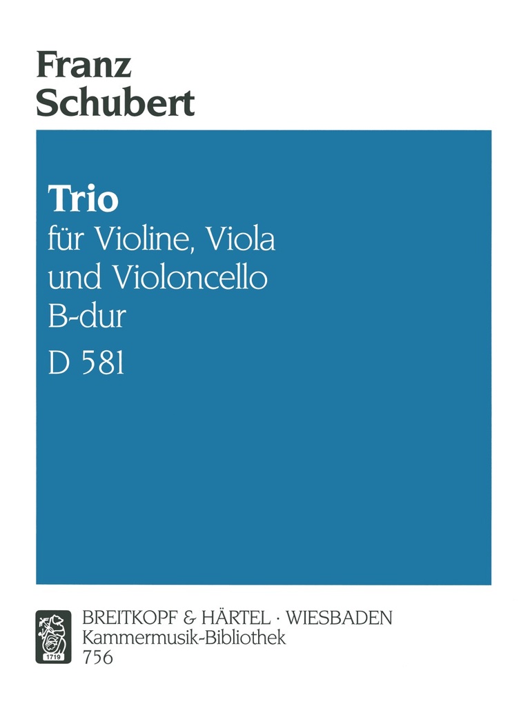 String Trio in Bb major, D.581