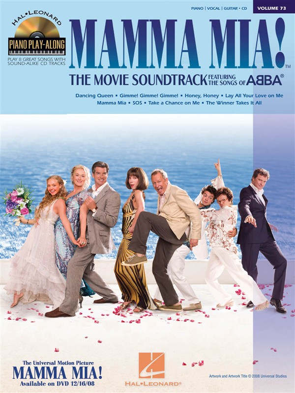 Piano Play-Along - Vol.73: Mamma Mia The Mobie