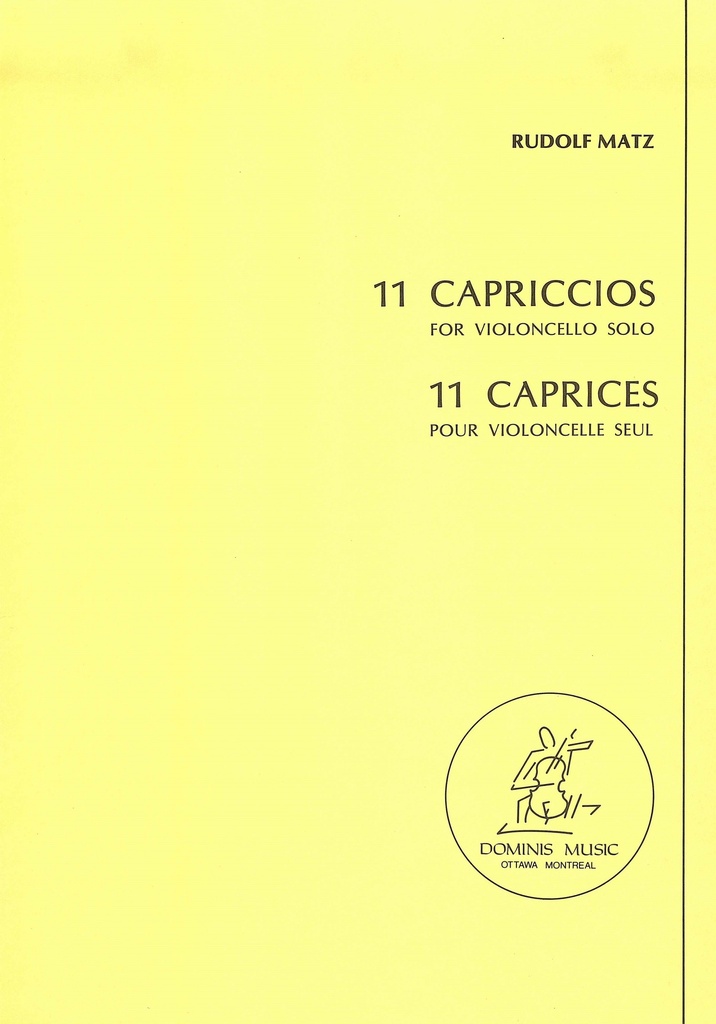 11 Capriccios for Violoncello Solo