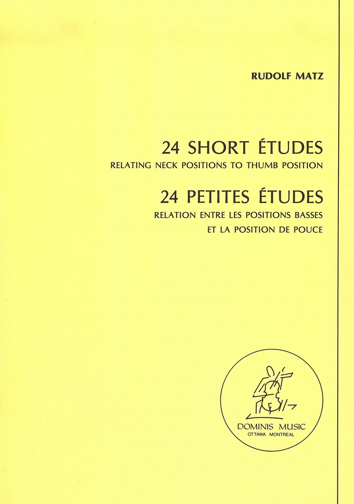 24 Short Etudes (Relating neck position to thumb postion)