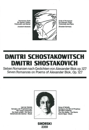 7 Romanzen nach Gedichten von Alexander Blok, Op.127