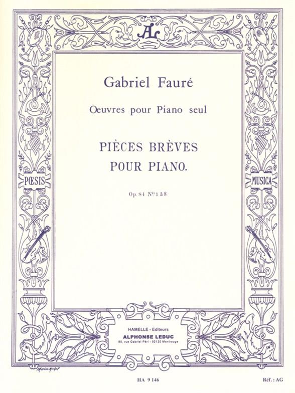 Pièces brèves, Op.84 (Nos. 1-8)