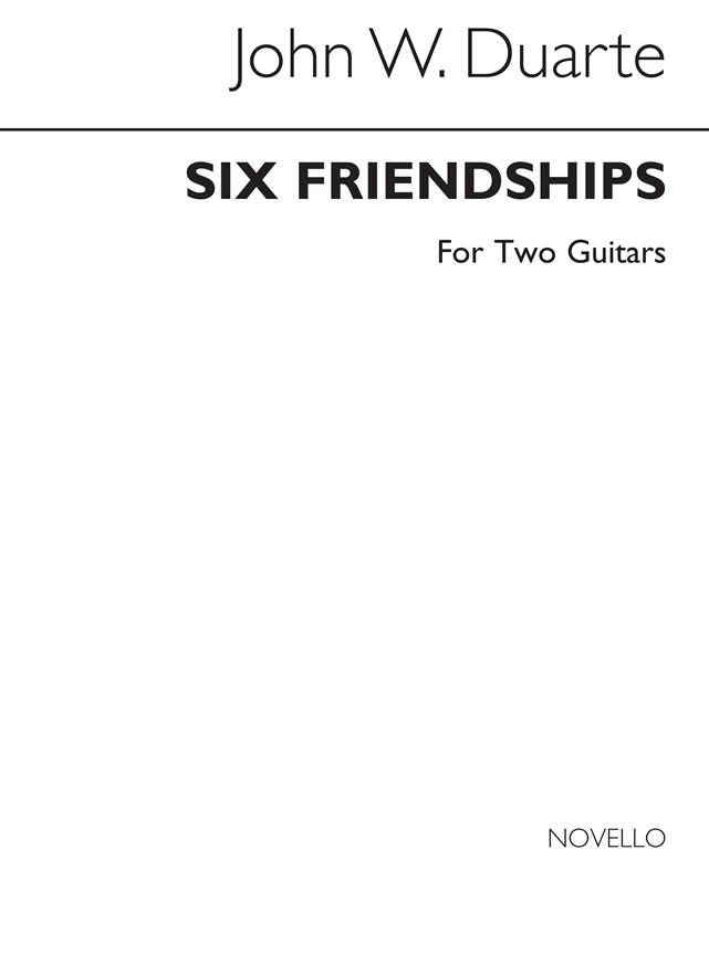 6 Friendships for 2 guitars