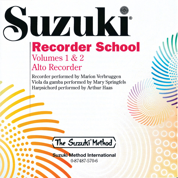 Suzuki Recorder School (Alto) - Vol.1 & 2 (Cd only)