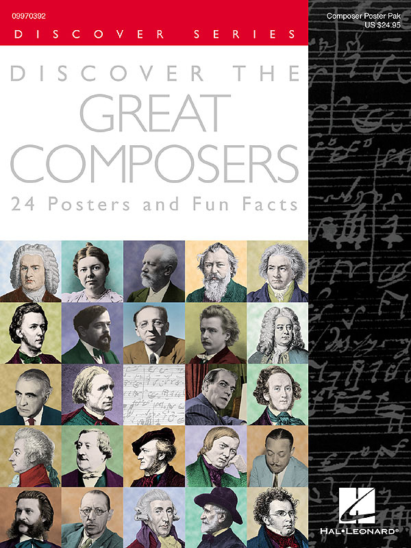 Discover the great composers (24 Posters and fun facts)