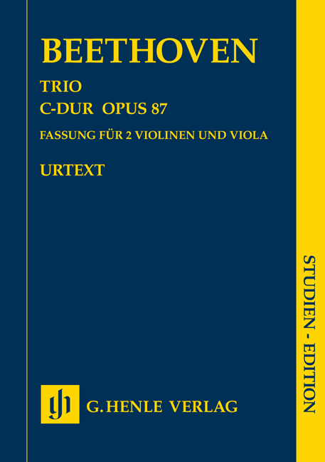 Trio in C, Op.87 (Study score)