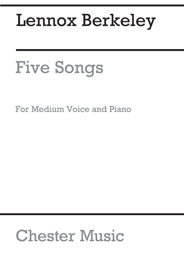 5 Songs, Op.26