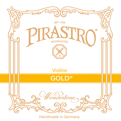 Snaren Pirastro Gold voor Viool (Set medium tension E-ball)