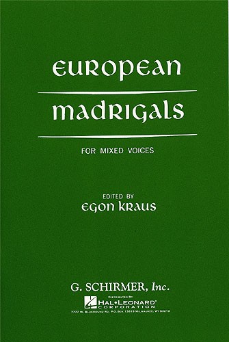 European Madrigals for Mixed Voices