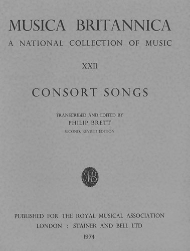 Musica Britannica: Consort Songs (XXII - 22)