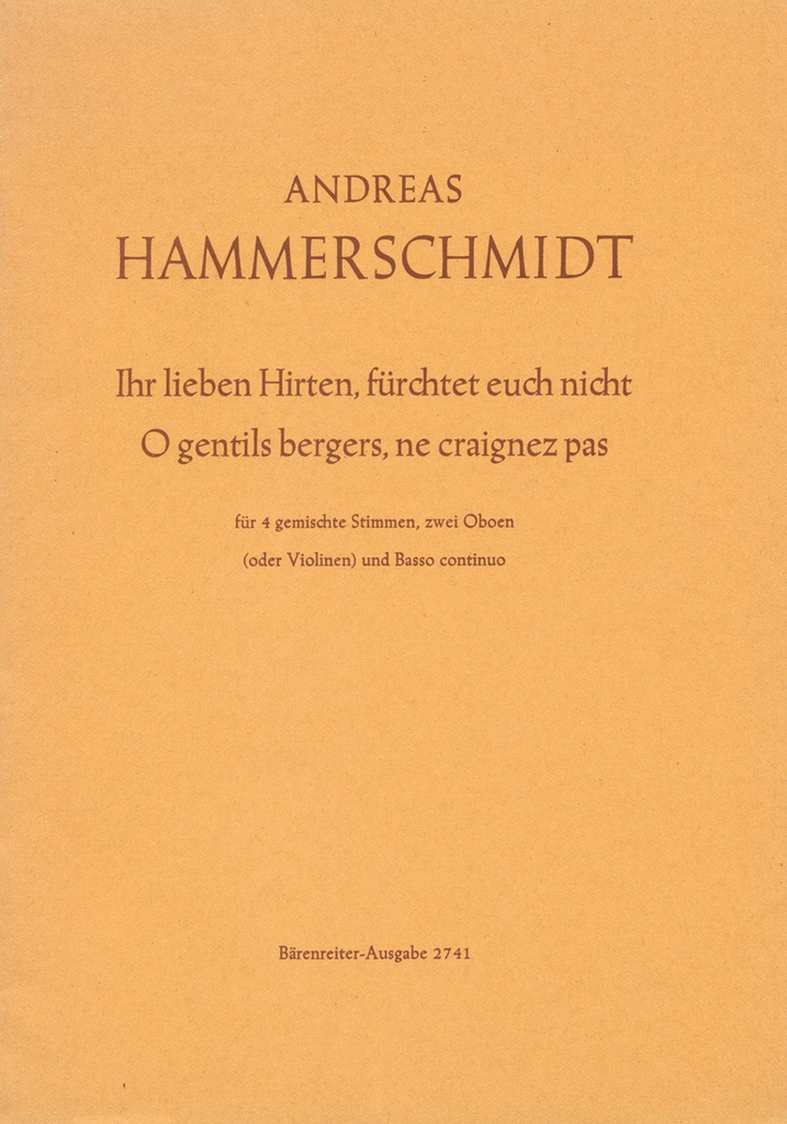 Ihr lieben Hirten, fürchtet euch nicht (Full score)