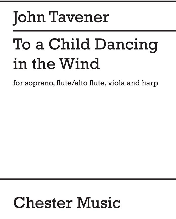 To a Child Dancing in the Wind (Score)